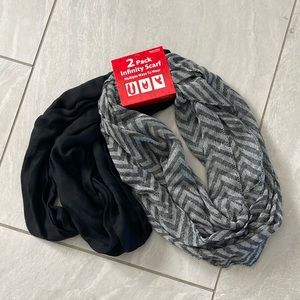 NWT infinity scarves scarf set of 2
